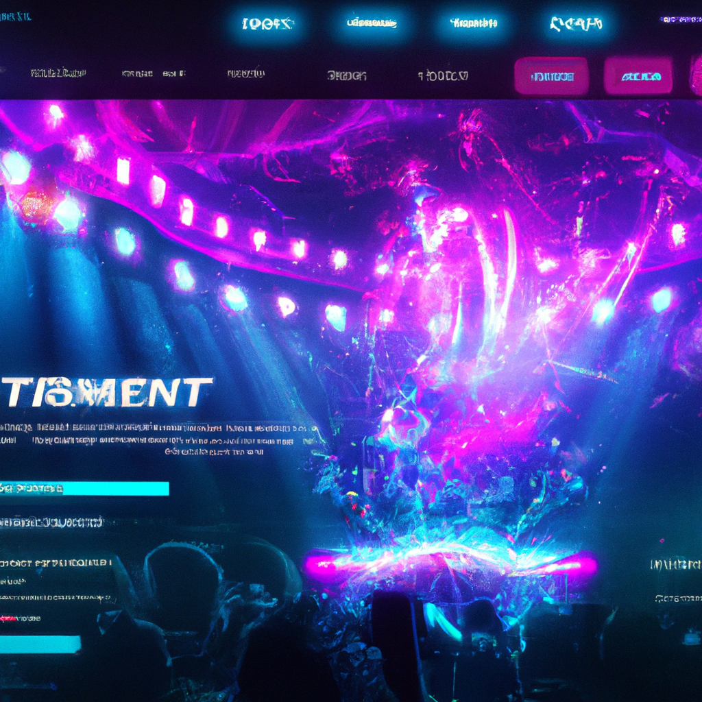 NeonFête stage collage